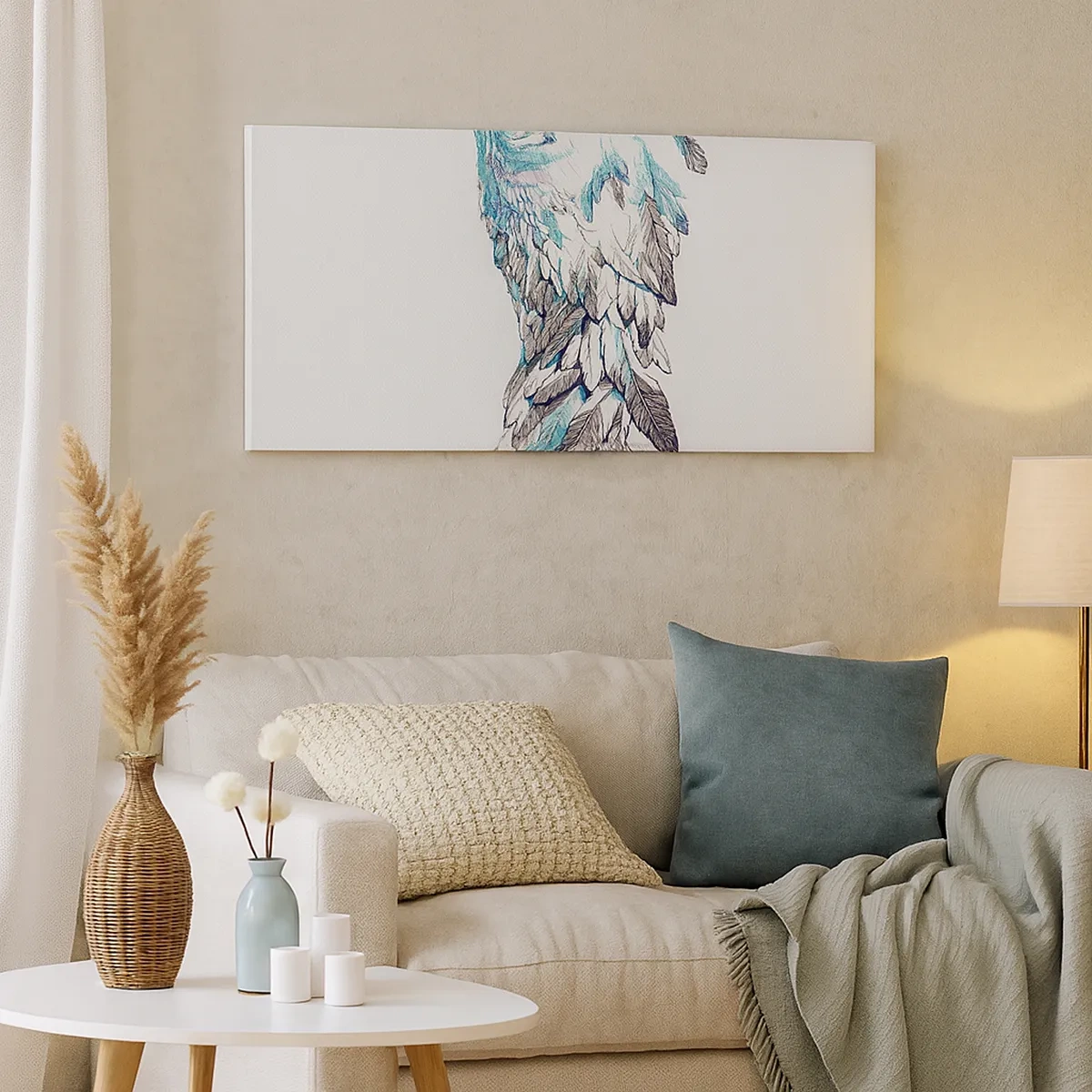 Tablou pe pânză - Am nevoie de aripi - 30x30 cm