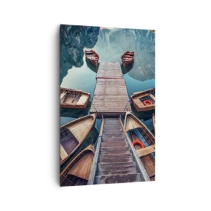 Tablou pe pânză - Așteptând în port - 80x120 cm