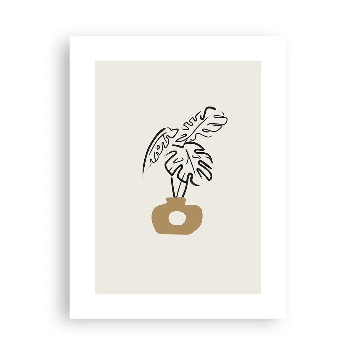 Poster - Monstera - decorarea casei - 30x40 cm