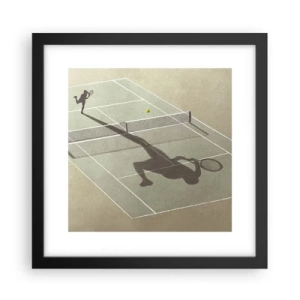 Poster în ramă neagră - Învinge-te pe tine însuți - 30x30 cm