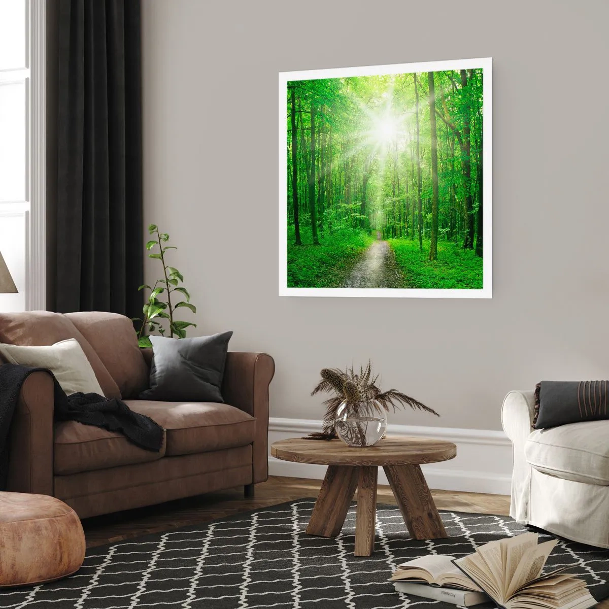 Poster - Catedrala verde - 40x40 cm