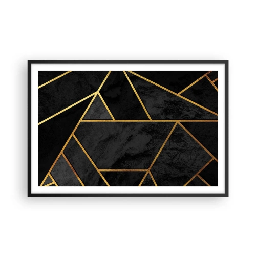 Poster în ramă neagră - Întuneric și lumină - 91x61 cm