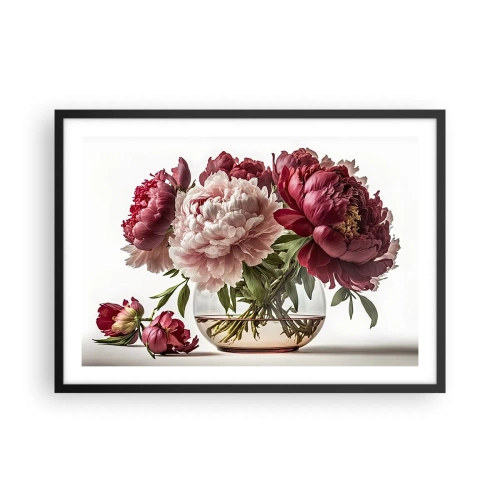 Poster în ramă neagră - În plină înflorire - 70x50 cm