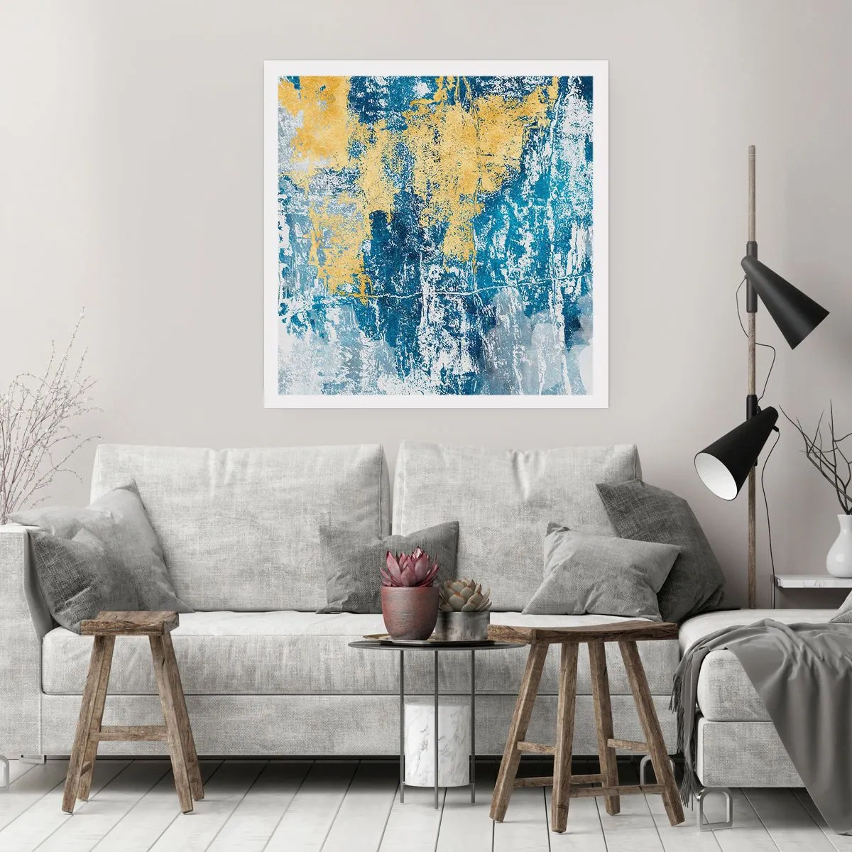 Poster - Abstracție de vreme - 40x40 cm
