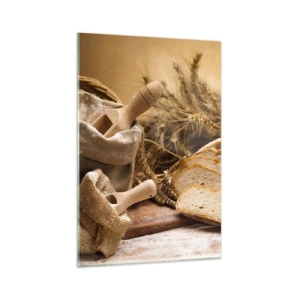 Tablou pe sticlă - Oprire violentă - 70x100 cm