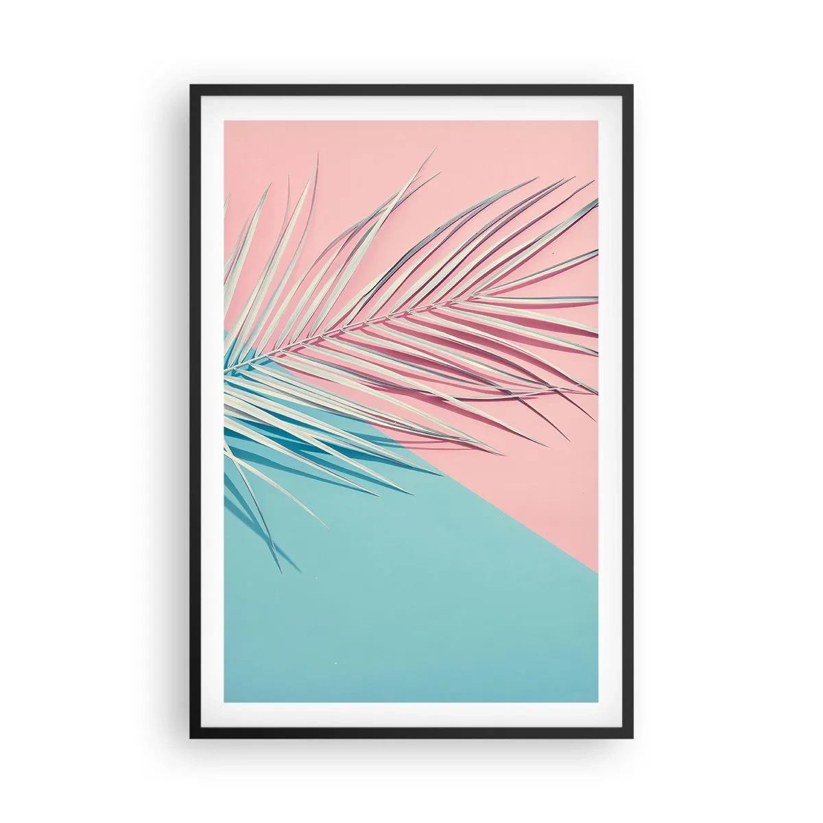Poster în ramă neagră - Impresie tropicală - 61x91 cm