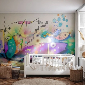 Fototapetă personalizată Standard Eco - Fără cuvinte! - Abstracția, Peşte, Grafică