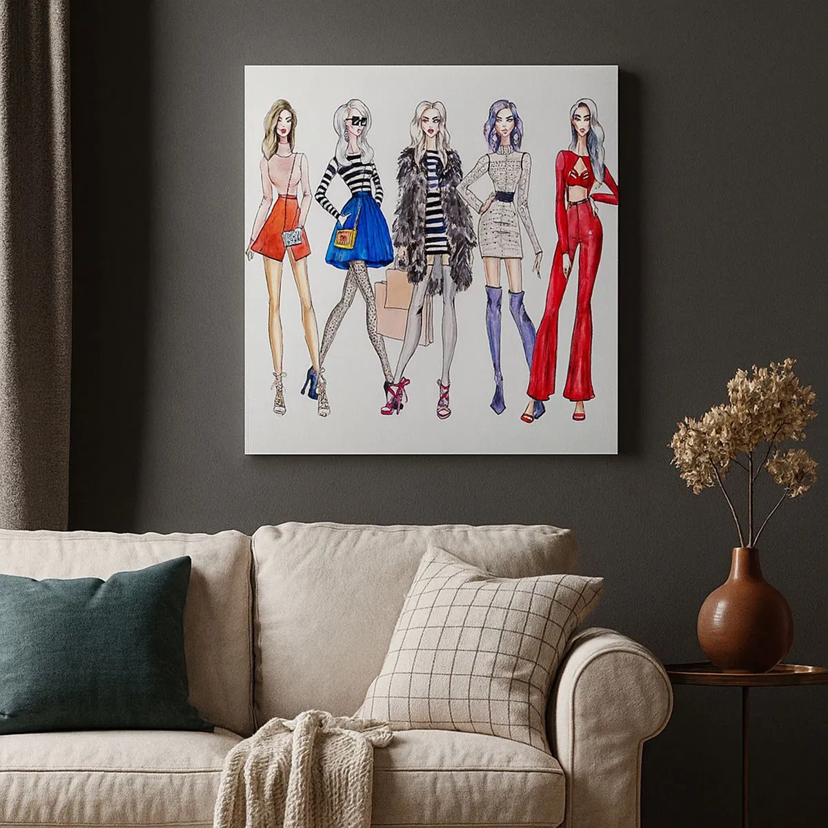 Tablou pe pânză - Every week Fashion Week - 30x30 cm