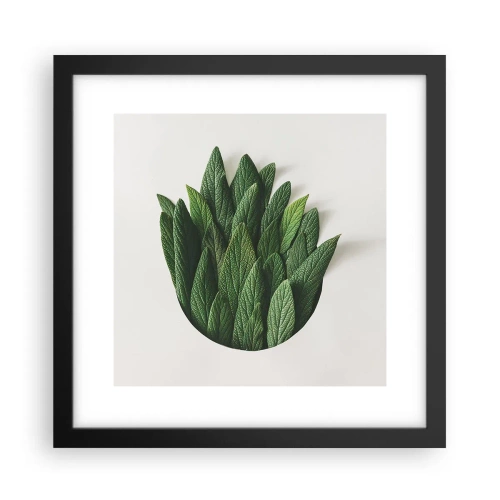 Poster în ramă neagră - Curiozitatea nestăvilită - 30x30 cm
