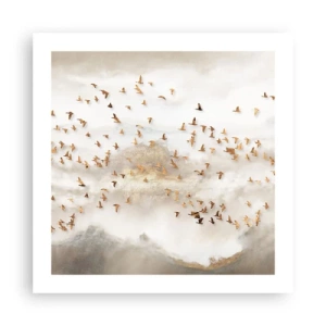 Poster - A sosit timpul... - 50x50 cm