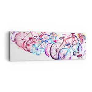 Tablou pe pânză - Reuniunea clubului Antymoto - 90x30 cm