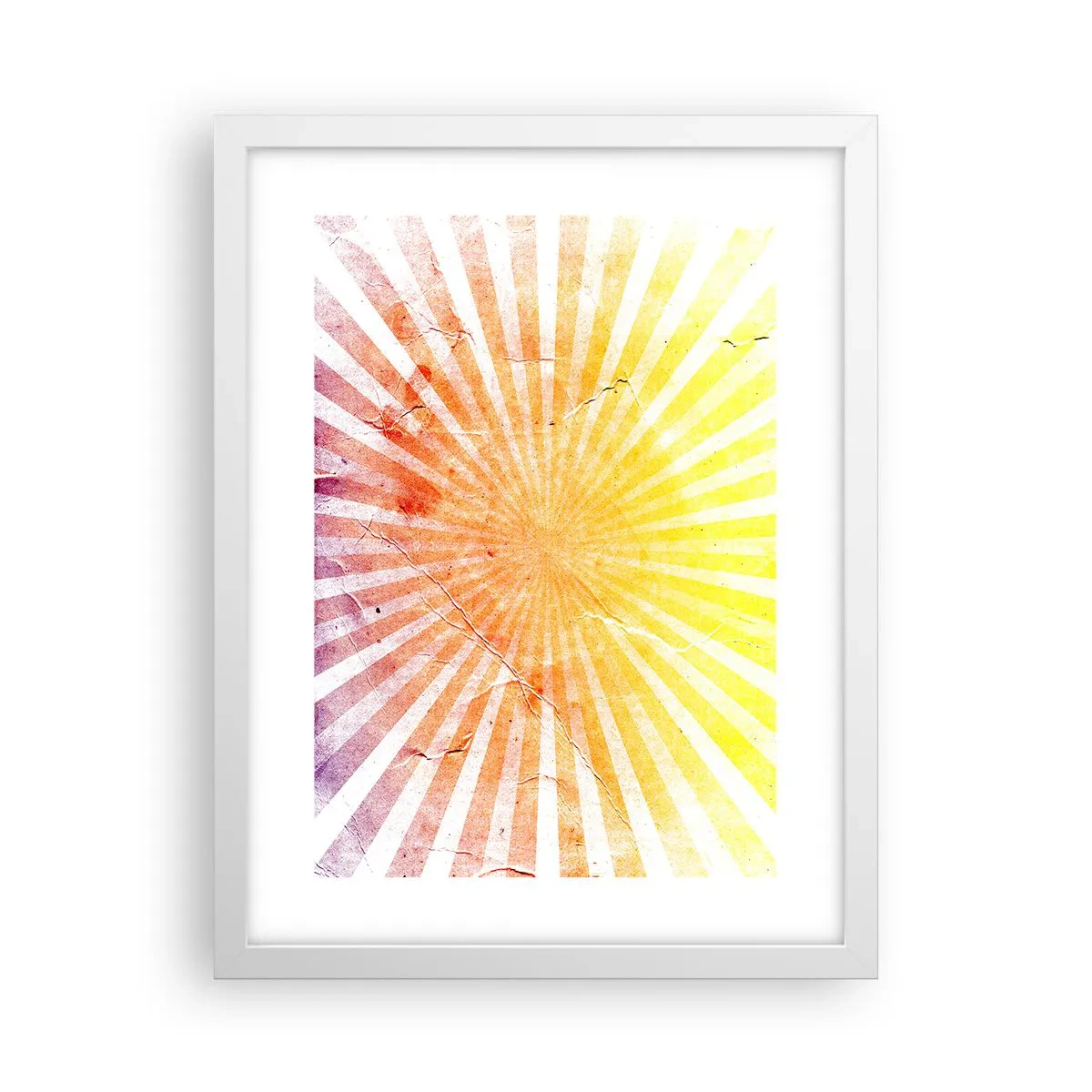 Poster în ramă albă - Răsărituri și apusuri de soare - 30x40 cm