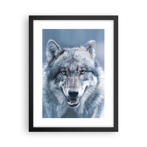 Poster în ramă neagră - Accepți provocarea? - 30x40 cm