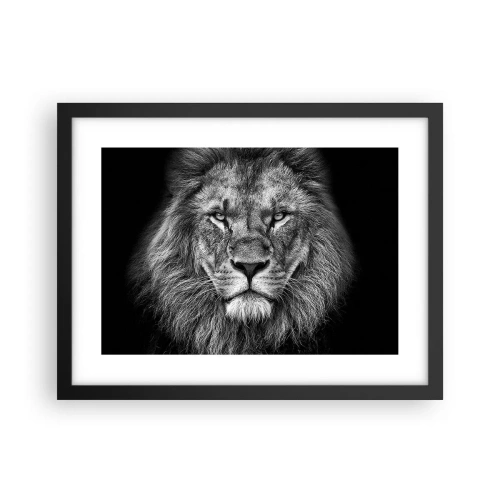 Poster în ramă neagră - În ținuta de încoronare - 40x30 cm