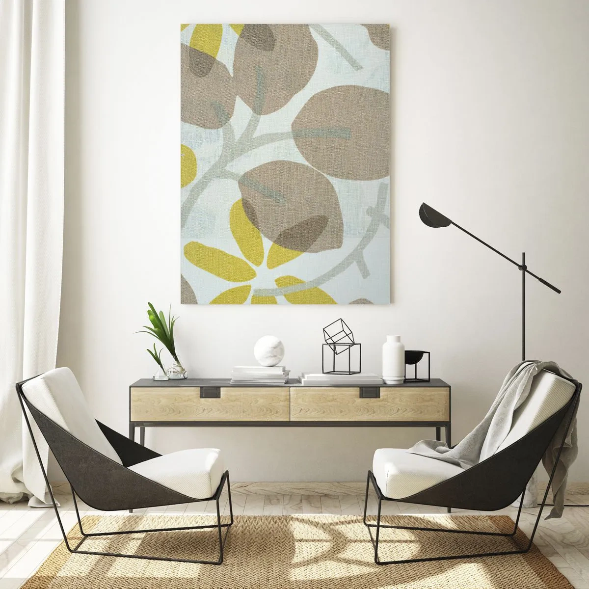Tablou pe sticlă - Compoziție în plin soare - 50x70 cm
