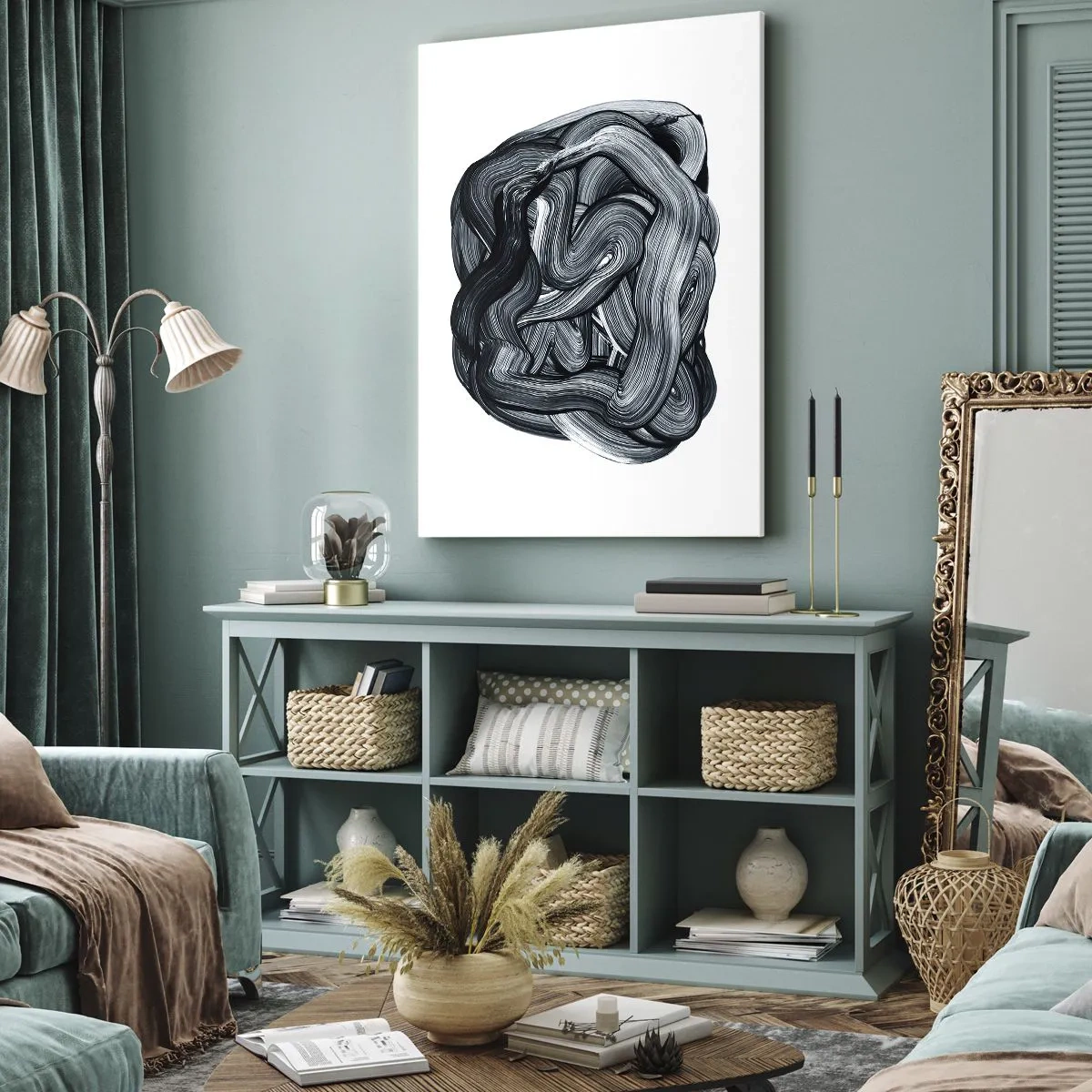 Tablou pe pânză - Nu este atât de simplu - 45x80 cm