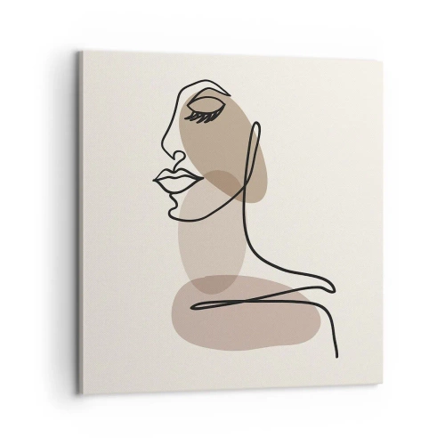 Tablou pe pânză - Ascultându-se pe sine - 60x60 cm