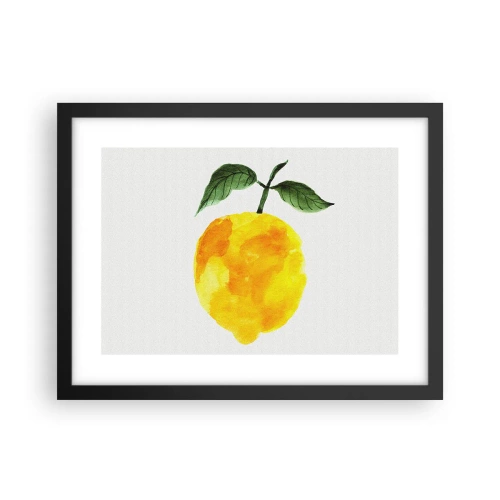 Poster în ramă neagră - Cum să simțiți gustul soarelui - 40x30 cm