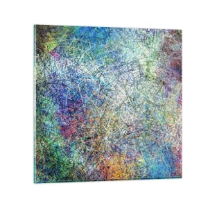 Tablou pe sticlă - Nu este atât de simplu - 30x30 cm