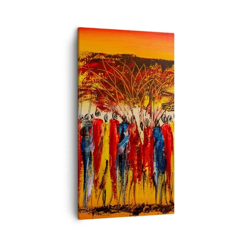 Tablou pe pânză - Acolo, acolo, acolo, acolo se duc - 45x80 cm