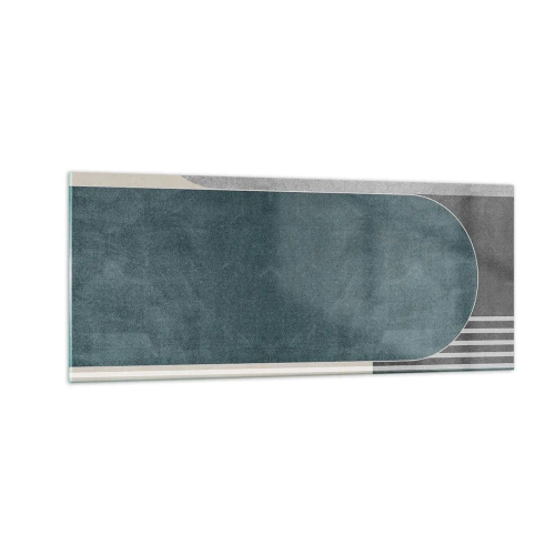 Tablou pe sticlă - Compoziție de nivel - 100x40 cm