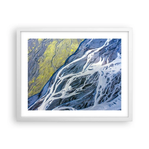 Poster în ramă albă - Picturi din natură - 50x40 cm