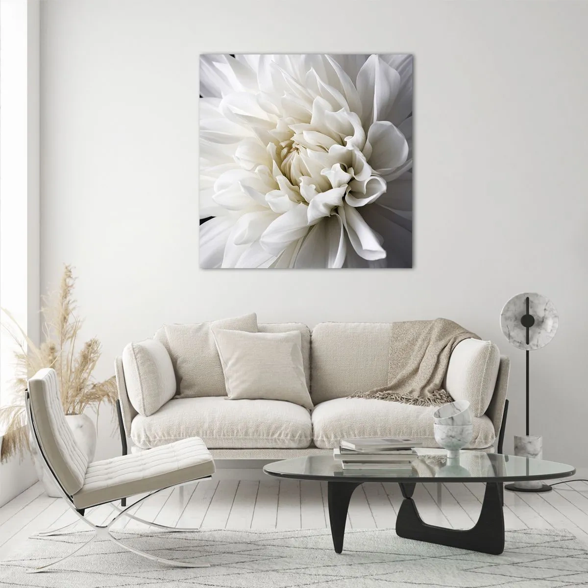 Tablou pe sticlă - Dimineața miresei - 60x60 cm