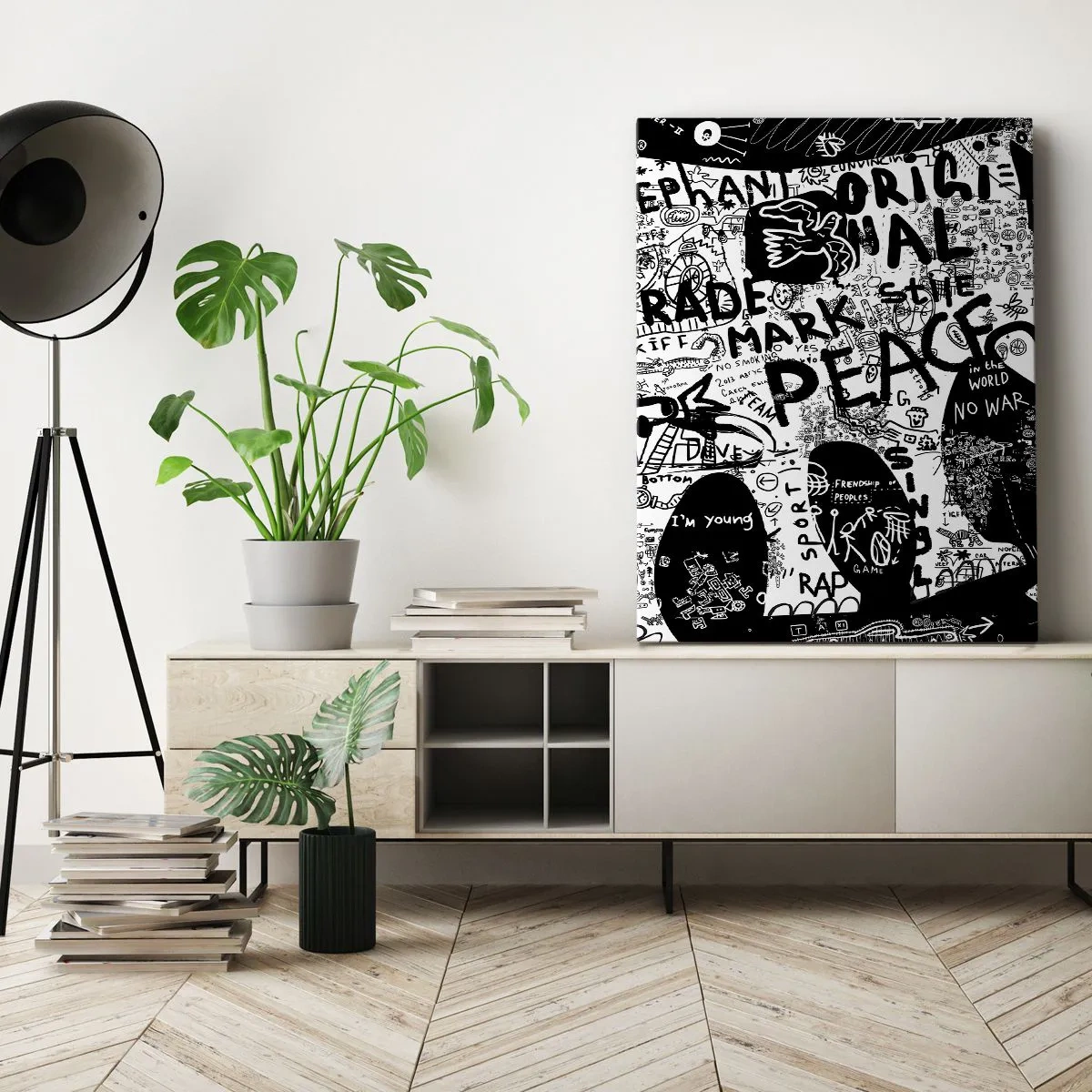 Tablou pe pânză - Lumea bogată a străzii - 50x70 cm