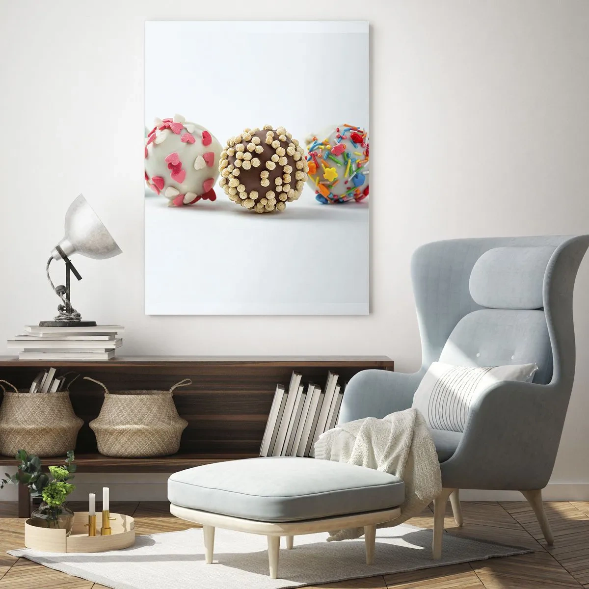 Tablou pe sticlă - Viața poate fi dulce - 50x70 cm