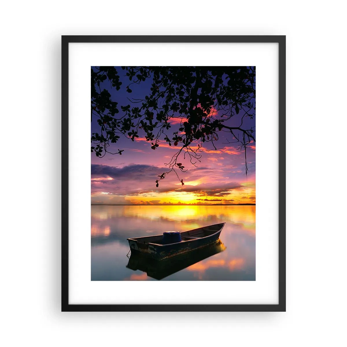 Poster în ramă neagră - "Pari să plutești în mijlocul cerului...” - 40x50 cm