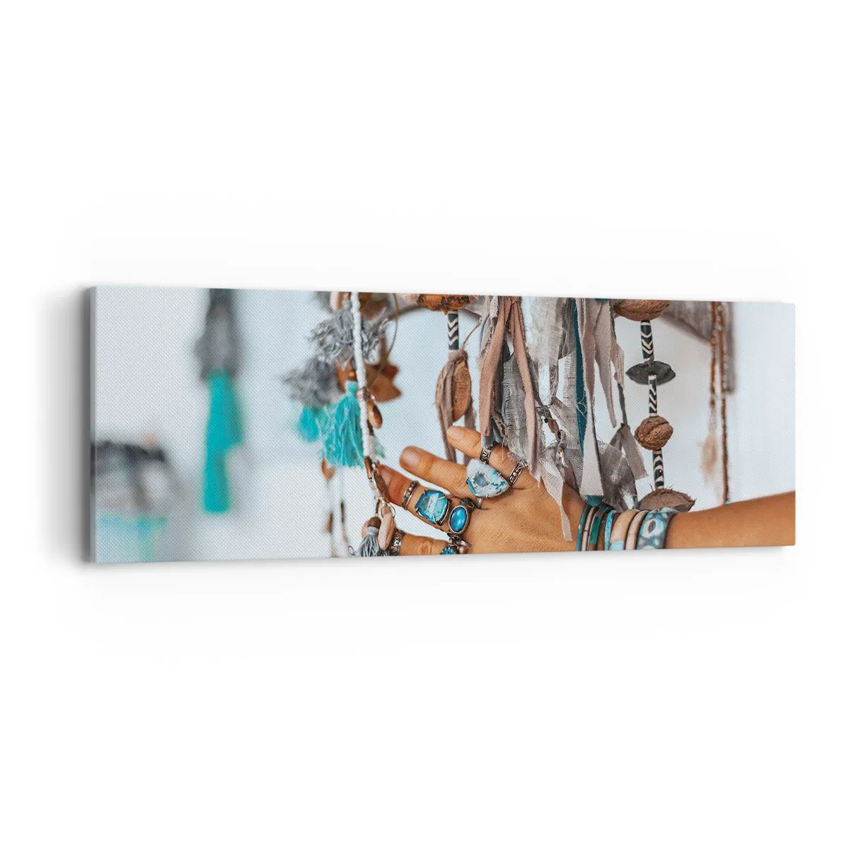 Tablou pe pânză - Comori locale - 90x30 cm