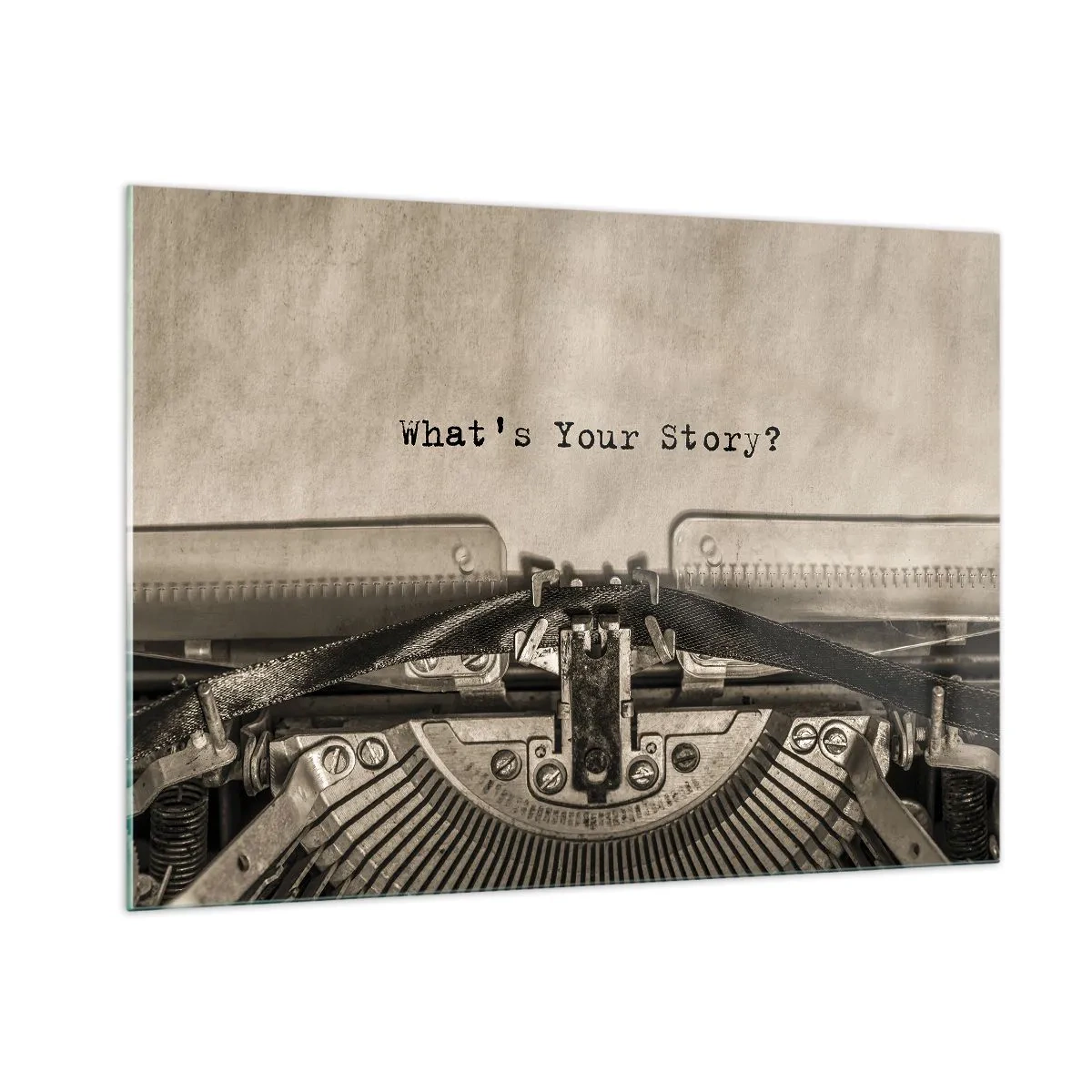 Tablou pe sticlă - Spune-mi - 100x70 cm