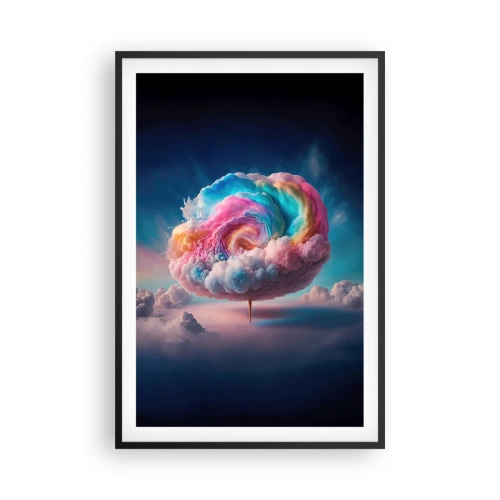 Poster în ramă neagră - Visul unui parc de distracții - 61x91 cm