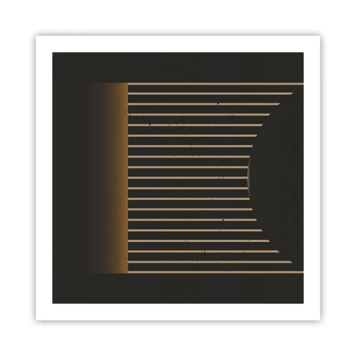 Poster - Explorați întunericul - 60x60 cm