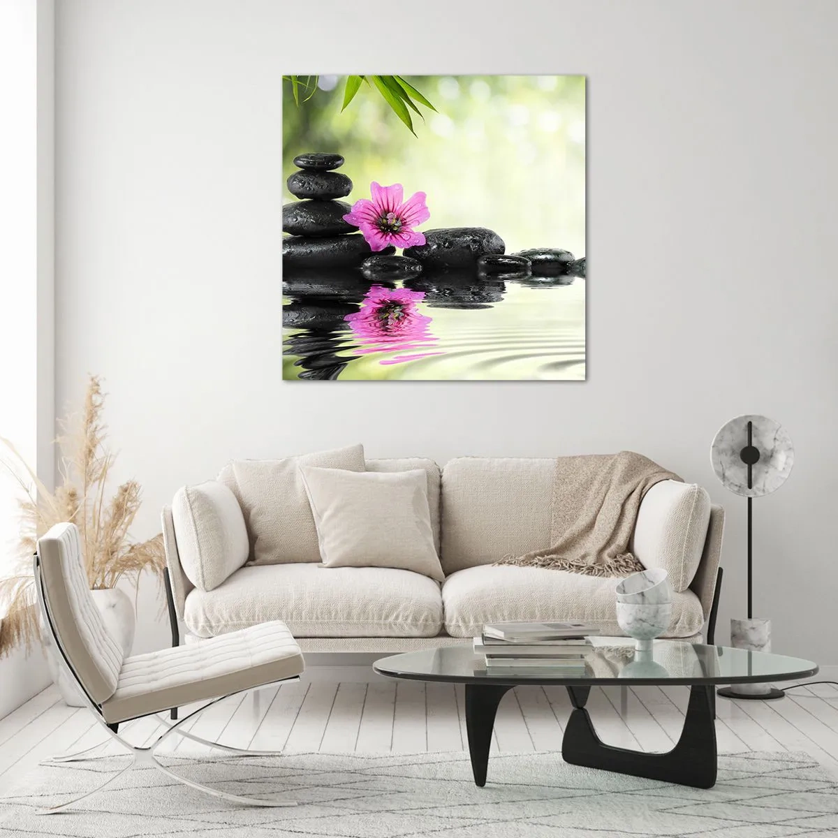 Tablou pe sticlă - Timp pentru suflet - 50x50 cm