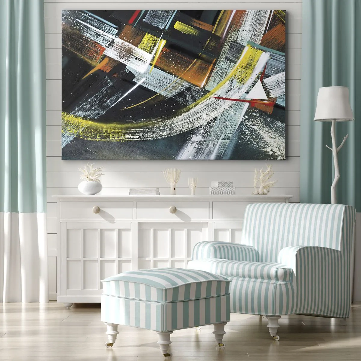 Tablou pe pânză - Energia în mișcare - 100x70 cm