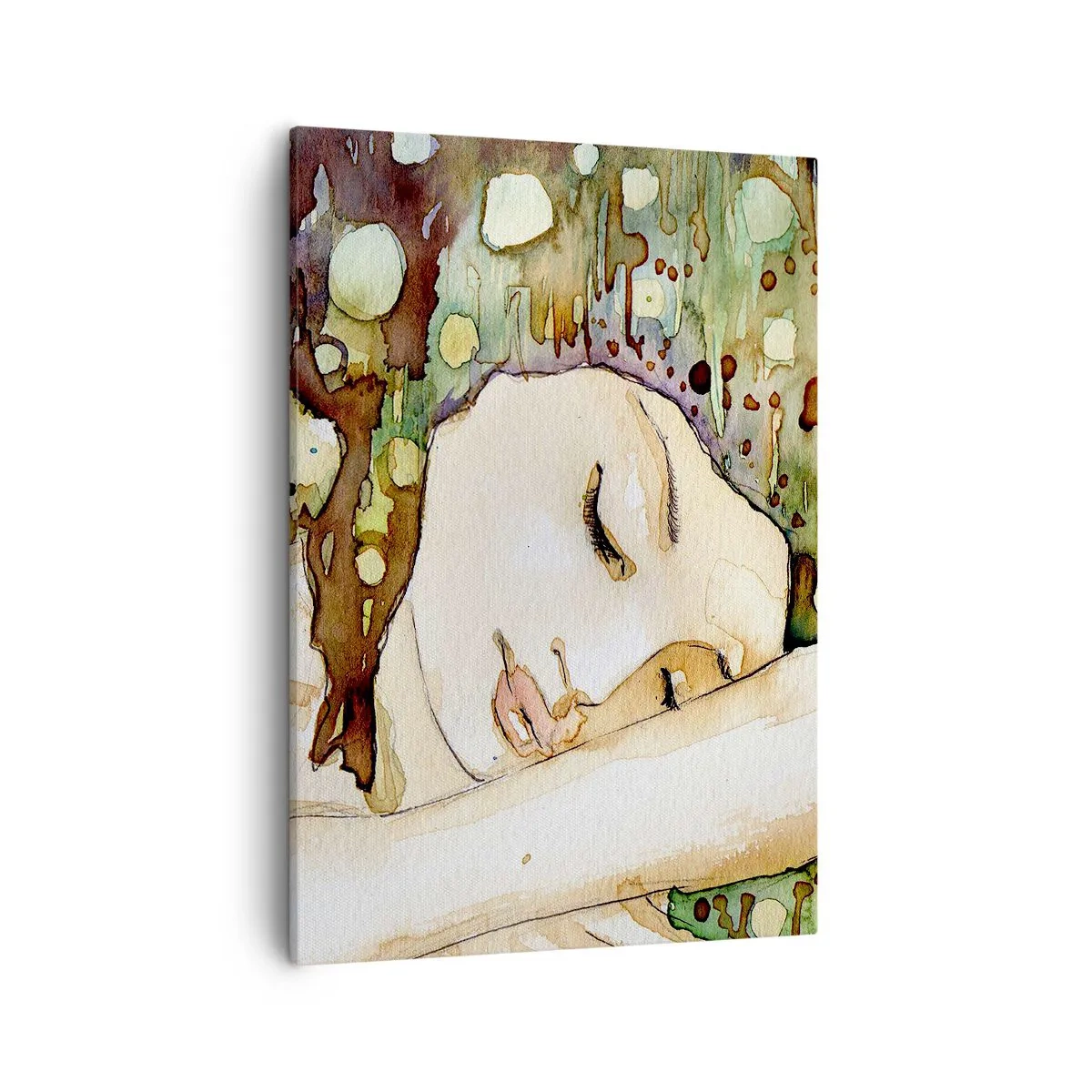 Tablou pe pânză - Visul violet smarald - 50x70 cm