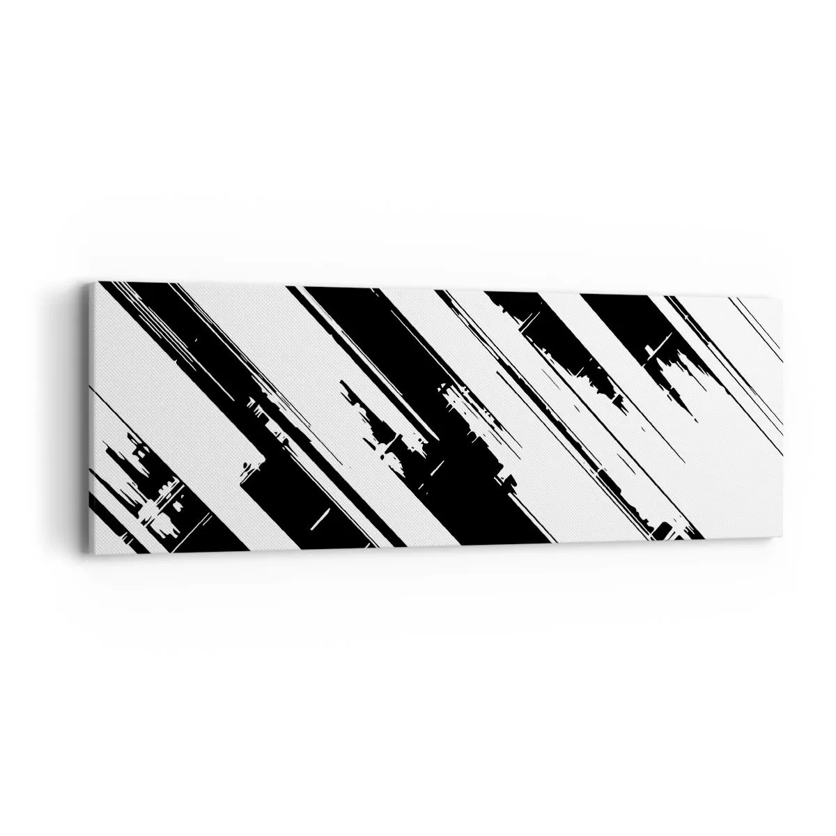 Tablou pe pânză - Compoziție intensă și dinamică - 90x30 cm