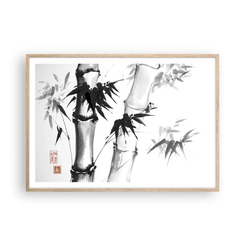 Poster în ramă de stejar deschis - Primul-plan al Orientului - 100x70 cm