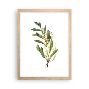 Poster în ramă de stejar deschis - Toate cele bune - 30x40 cm