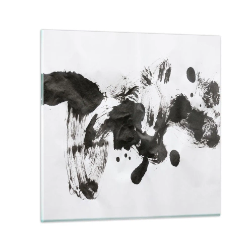 Tablou pe sticlă - Metodă în nebunie? - 70x70 cm