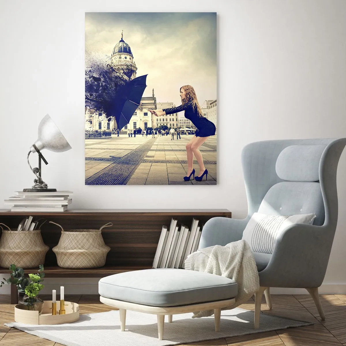 Tablou pe sticlă - Există un astfel de vânt... - 50x70 cm