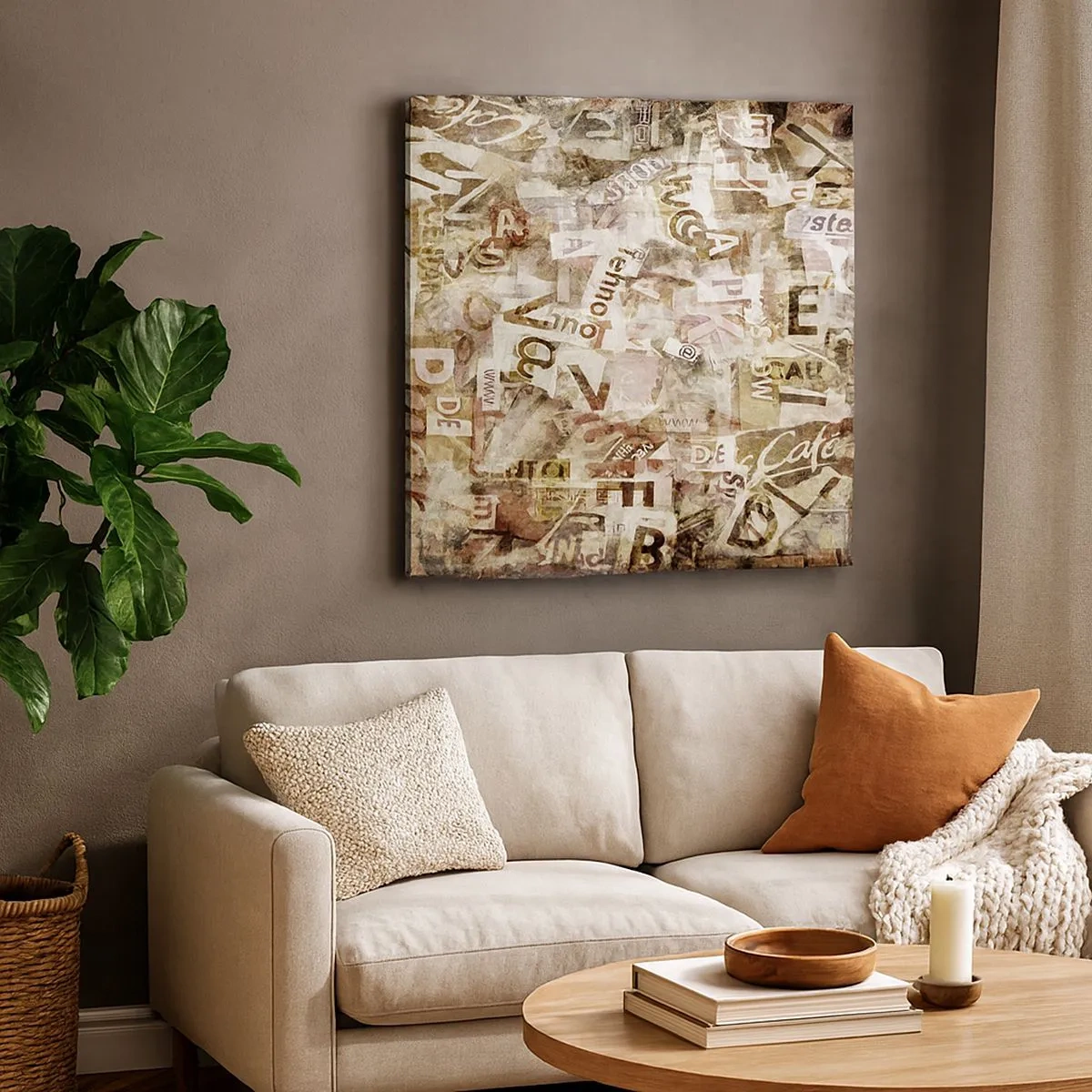 Tablou pe pânză - Îi unesc pe cei care stau la taclale - 30x30 cm