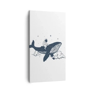 Tablou pe pânză - Aventura spațială - 45x80 cm