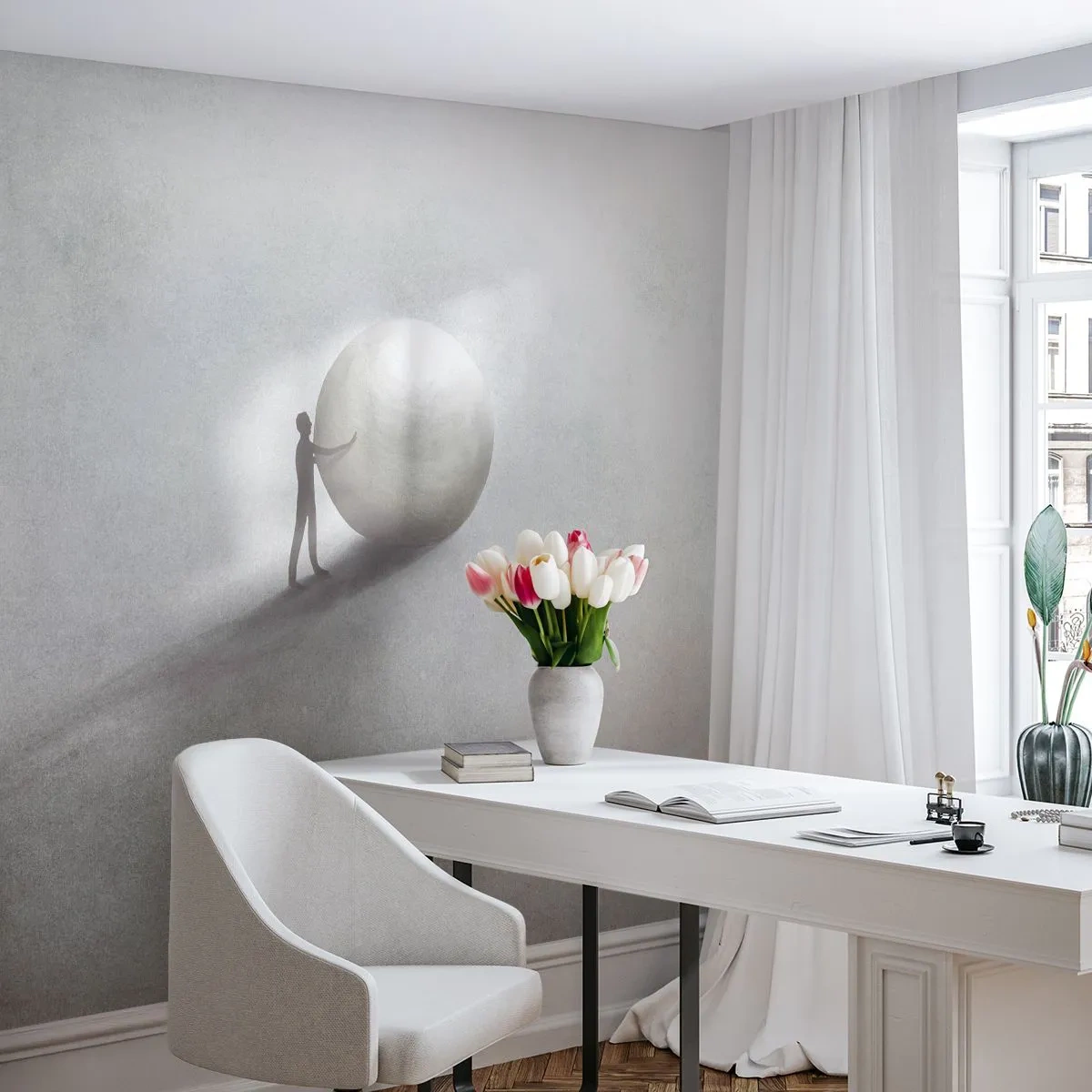 Fototapetă personalizată Premium Canvas - Jocul vieții - Abstracția, Bucată, Om