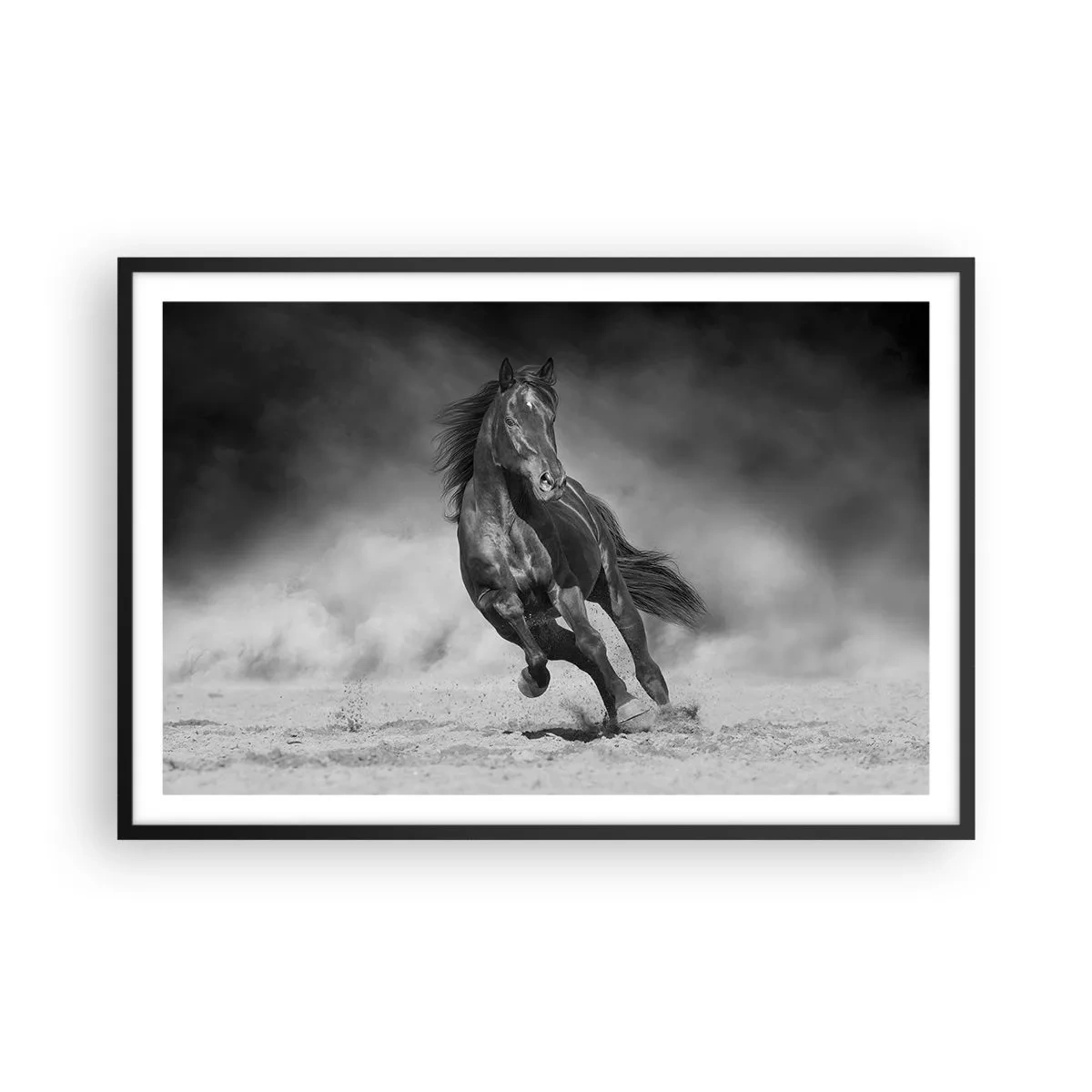 Poster în ramă neagră - Dorința emirului - 91x61 cm
