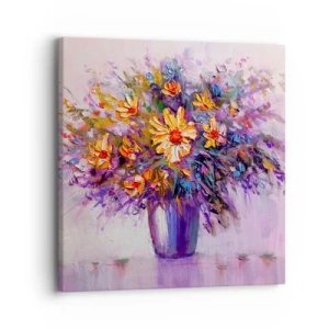 Tablou pe pânză - Miroase dulce, arată dulce - 30x30 cm