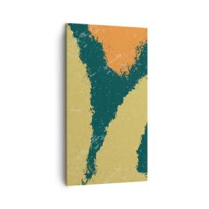 Tablou pe pânză - Abstracție - în slow motion - 45x80 cm