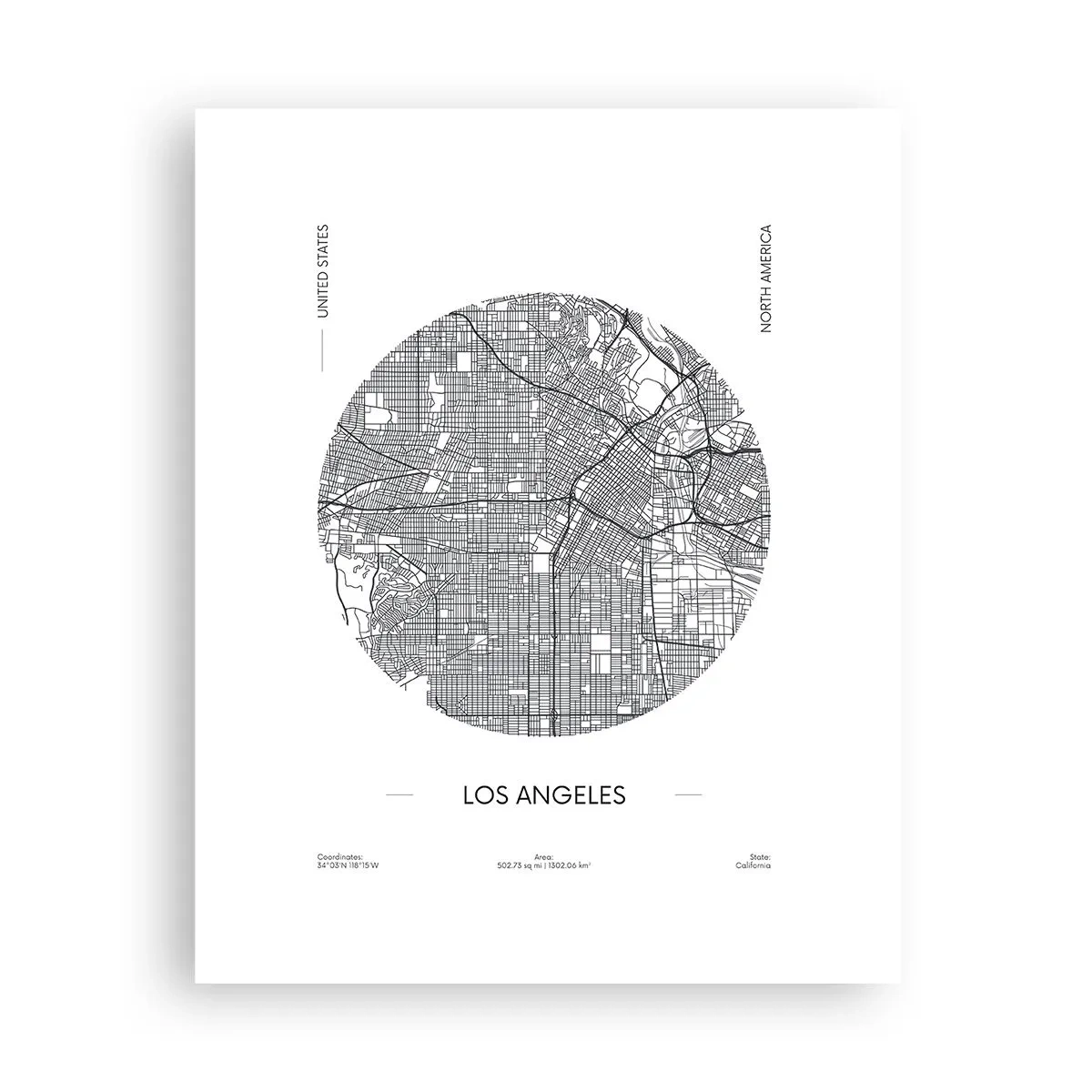 Poster - Anatomia Los Angeles - 40x50 cm