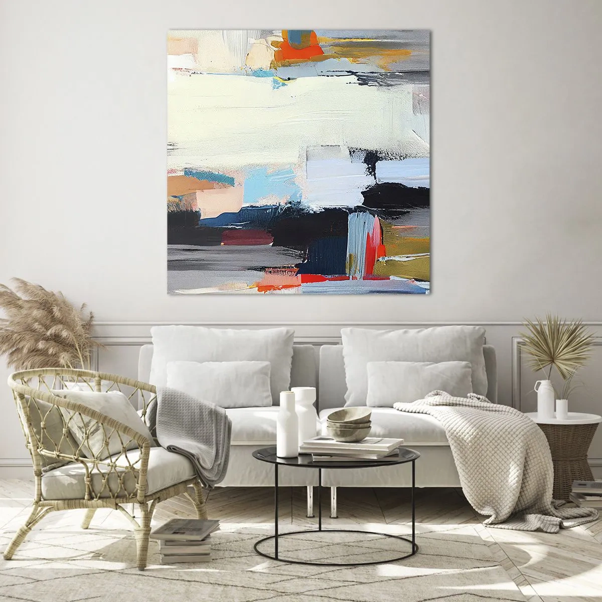 Tablou pe sticlă - Există o metodă? - 50x50 cm